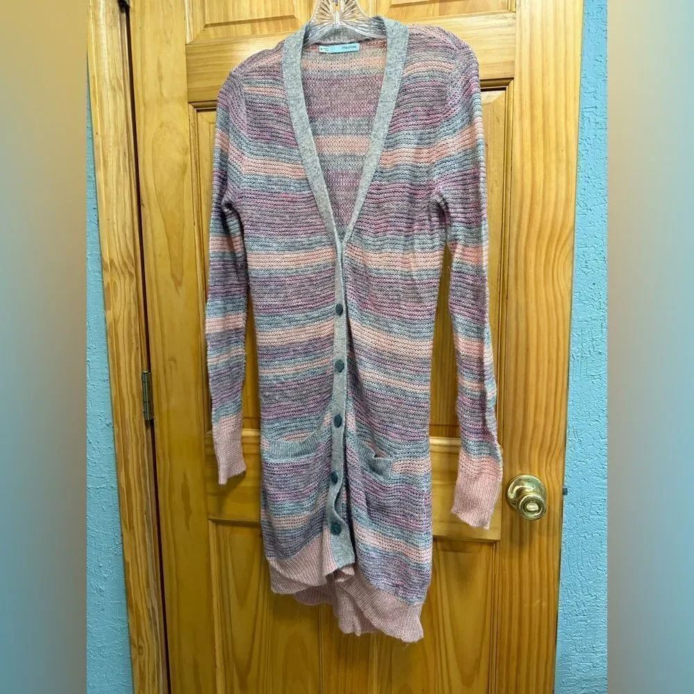 Beautiful Maurices size M multicolored long duster cardigan
